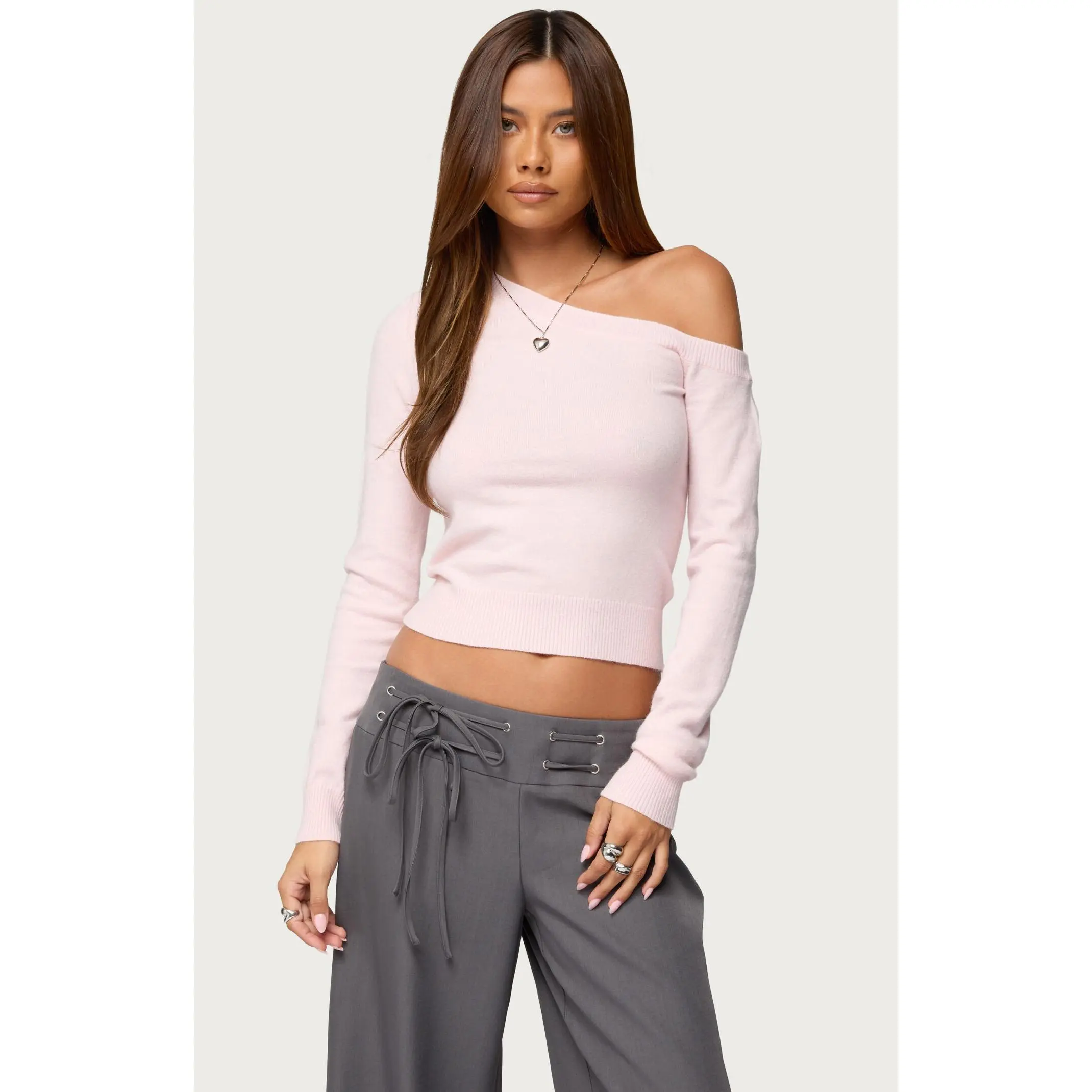 Edikted Women's Mayson Off Shoulder Knit Top