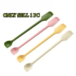 Multifunctional Silicone Mini Scraper 2-In-1, Dual Head Spatula for Baking & Jam Bottles, Easy Mixing & Coating Kitchen Tool, Multifunctional Spatula Spoon