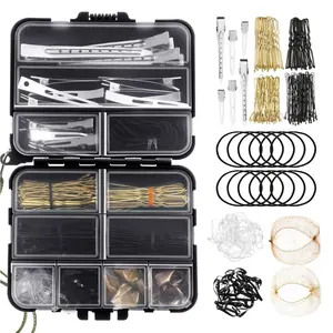 Cheerleading Hair Accessories Kit, 160pcs Cheerleading Stuff Hair Clips Bobby Pins for Women Cheer Dance Ballet Team Gifts Travel with Storage Box