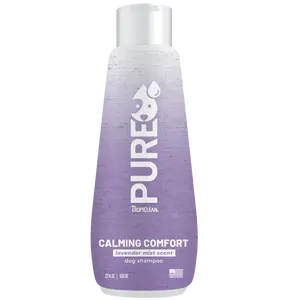 TropiClean PURE Lavender Mist Calming Plant-Based Pet Shampoo
