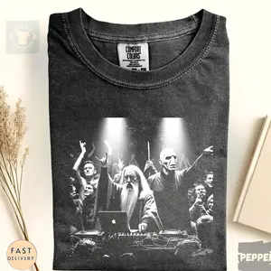 Dj Dumb & Dark Wiz Shirt, Wizard Movie Tee, Fantasy Party Shirt, Concert Shirt, Gift For Hp Fans