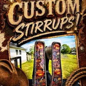 Custom Stirrups! design your own.