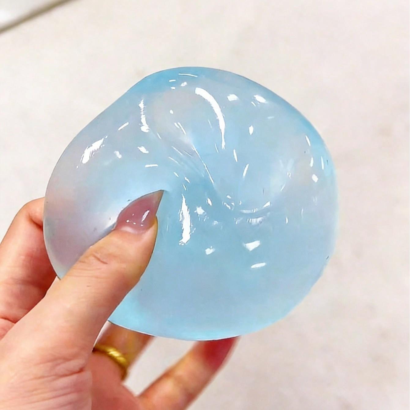 Plastic Slow-Expanding Hand-Squeezed Ball Toy, 6cm Round Stress Relief Toy, Ideal Holiday Gift, Birthday Present, Easter Gift, Halloween Gift