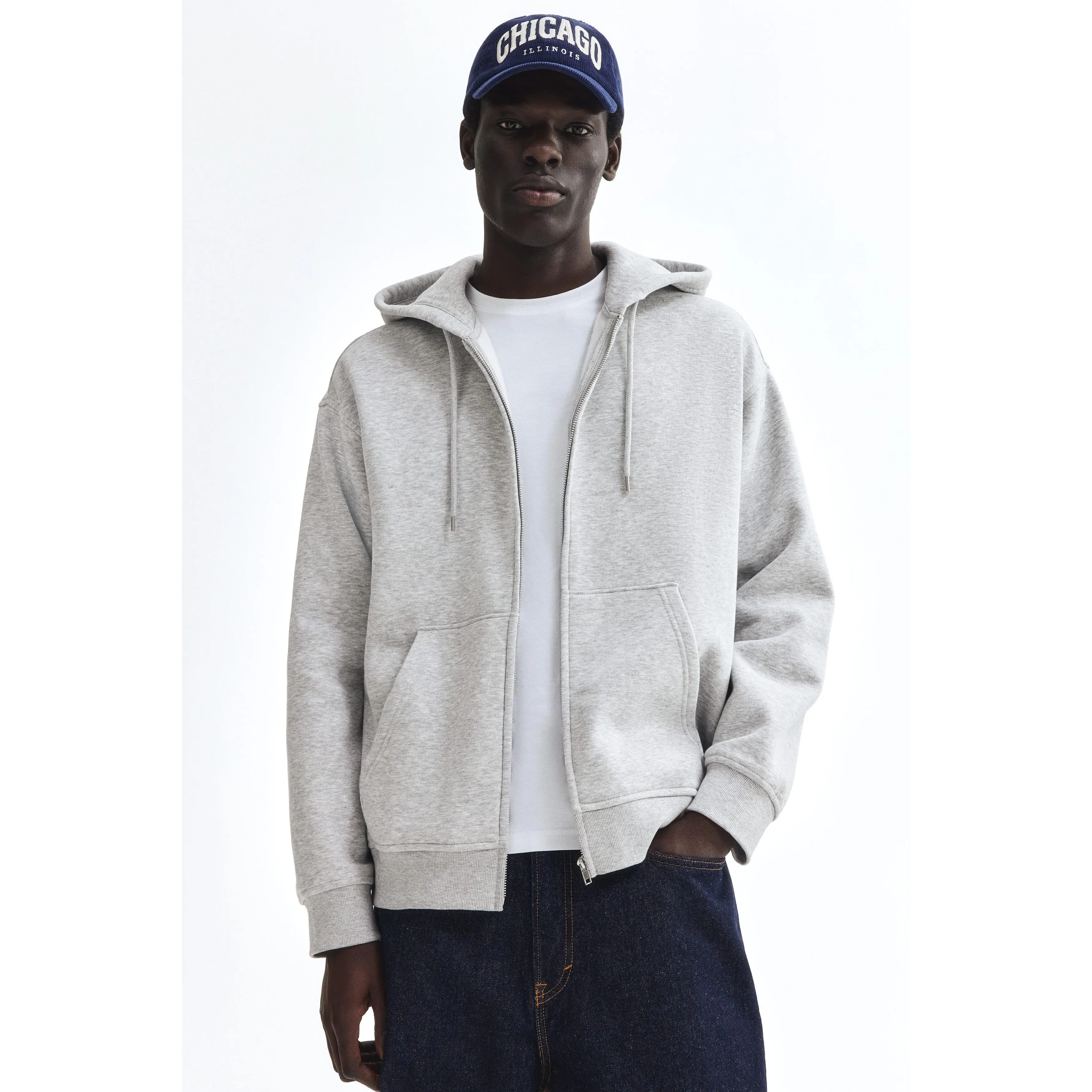 H&M Loose Fit Zip-through hoodie H&M Loose Fit Zip-through hoodie