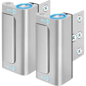 Door Lock  Proof Door Reinforcement Lock for  Safety Withstand 800lbs Metal Door Lock  Front  Safety Door Latch Lock Top High  Door Locks for Interior Lock