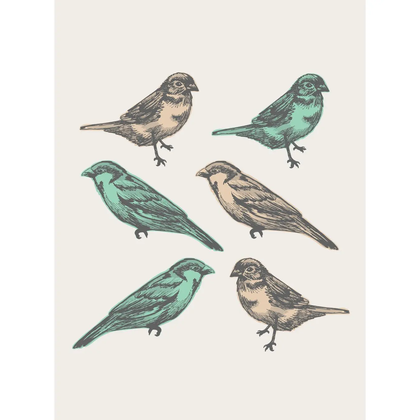 Birds Peel-and-Stick Self-Adhesive Vinyl Decorative Stickers, Home Supplies Wall Decor for Graphic Wall Stickers & Murals