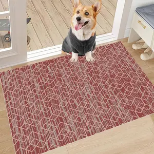 Non-slip Pet Floor Mat, Soft and Comfortable Surface Pet Mat, Easy to Clean Pet Mat for Dogs & Cats Daily Activities