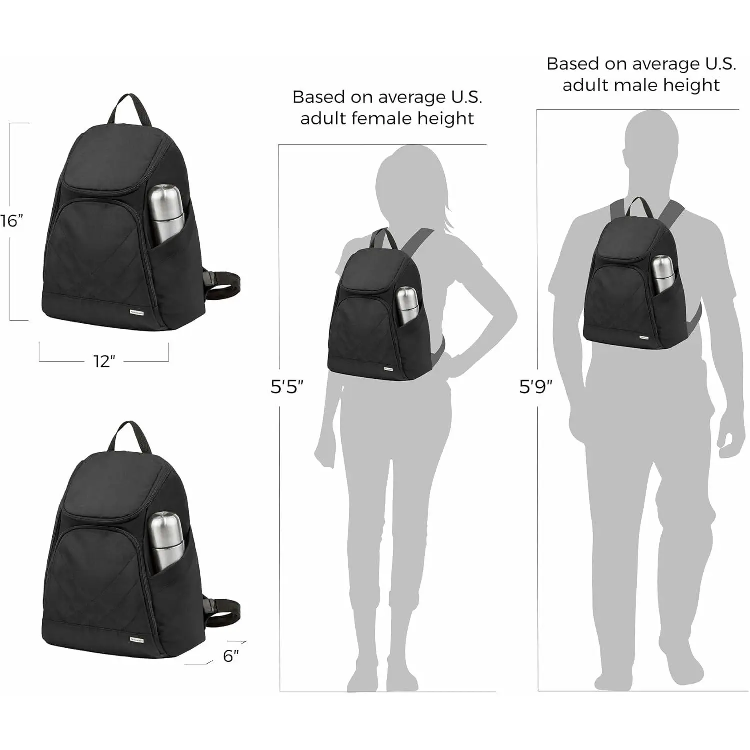 Travelon Anti-Theft Classic Backpack Travelon Anti-Theft Classic Backpack - Luggage Base main image 2