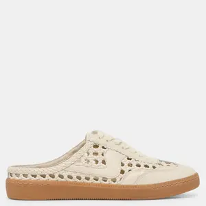 Dolce Vita NOTICE SLIDE WOVEN SNEAKERS OFF WHITE WOVEN STELLA