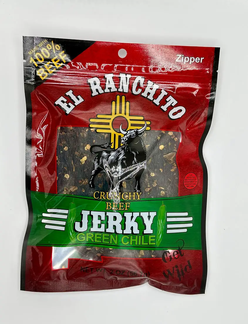 Green Chile - El Ranchito Beef Jerky NET WT. 2 O Z