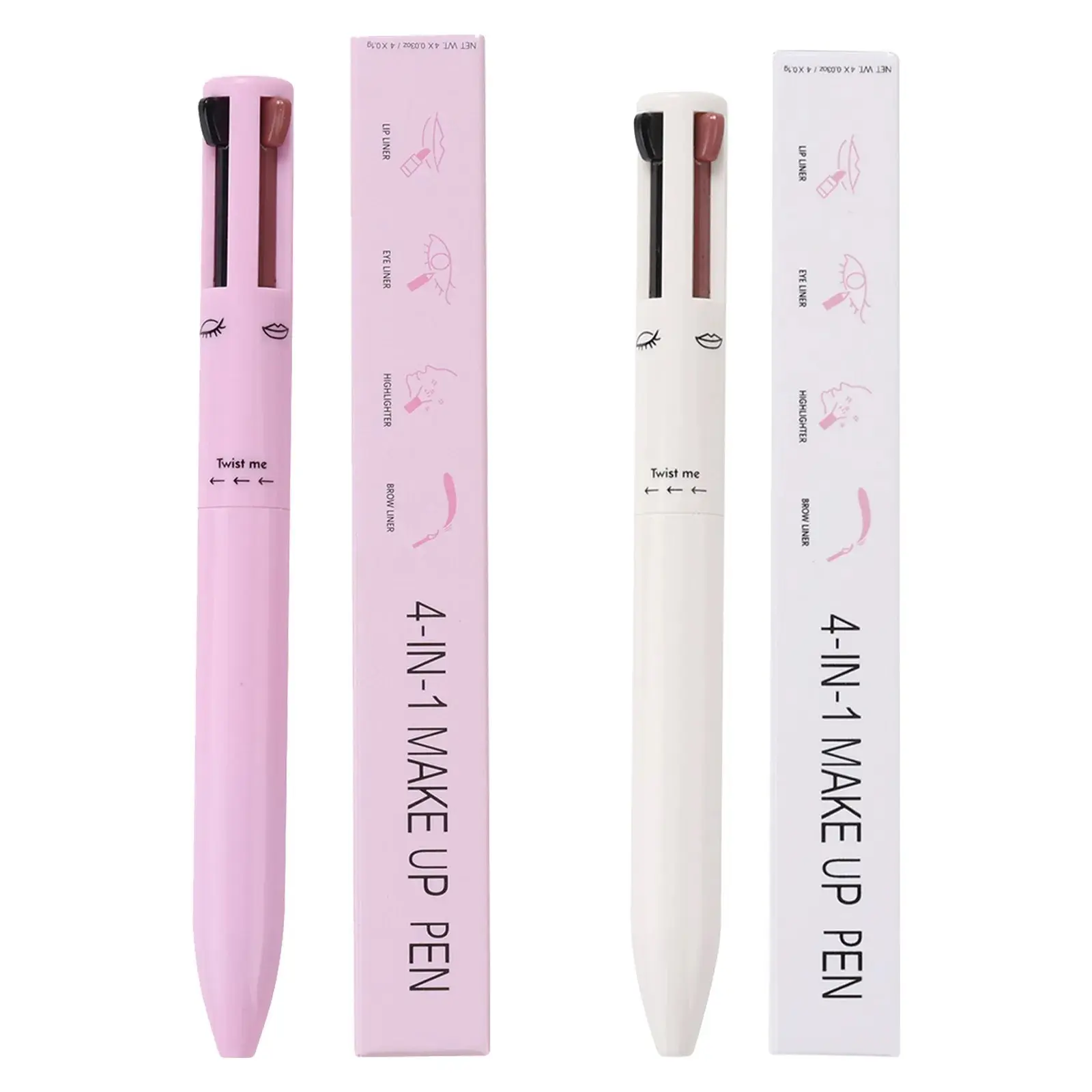 Glam Pen 4-in-1 Multifunctional Makeup - Luxury Eyeliner & Lipliner Cosmetic