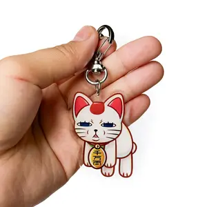 Dandadan Hanging Cat 2" Double Sided Acrylic Charm (Turbo Granny)