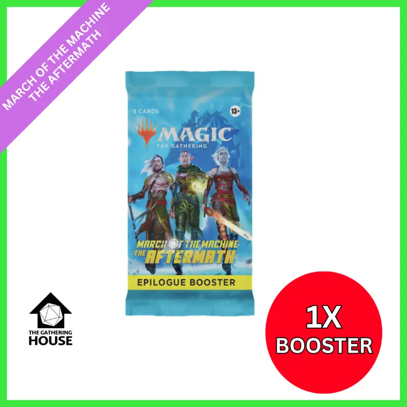 the aftermath epilogue booster box Magic the Gathering: March of the Machines: Aftermath Epilogue Booster –  RedFive Toys and Collectibles main image 0