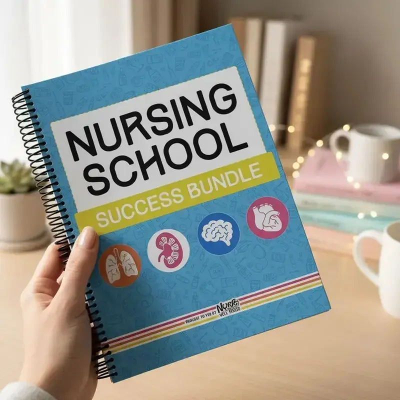 NURSING SCHOOL SUCCESS BUNDLE - Office Notebooks & Essential Stationery for Student Prep