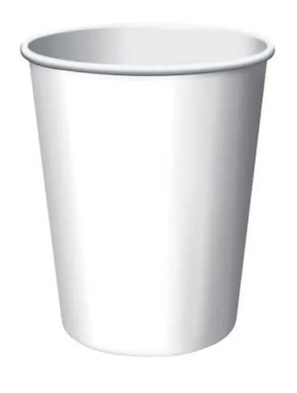 Hoffmaster Group 563272 9 oz Hot & Cold Cups, White - 8 per Case - Case of 12