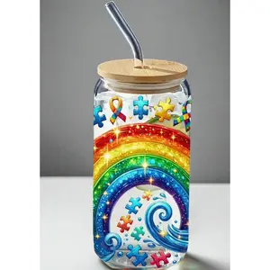 Autism Awareness Acrylic Tumbler