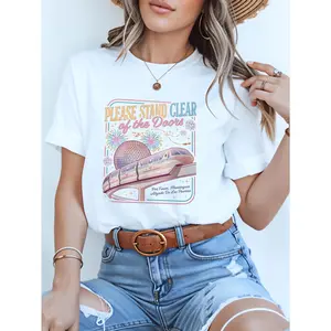 Retro Please Stand Clear of the Doors Shirt, Inspired Monorail Quote Shirt, Magic Kingdom Shirt, Family Trip Shirt