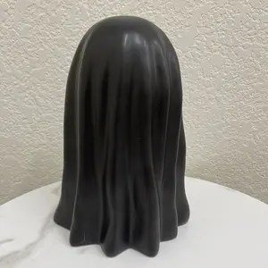 Ceramic Black Halloween Ghost