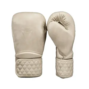 Venum Impact Classic Boxing Gloves - Ivory