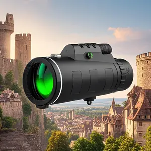 40x60 HD Monocular Telescope for Hunting and Camping, Outdoor Optical Zoom Scope, Waterproof Pocket Design, Smartphone Compatible Viewing Tool