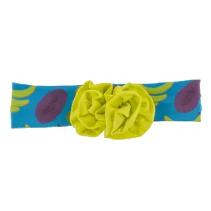 Print Flower Headband in Tropical Fruit
