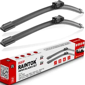 22" + 22" Windshield Wiper Blades Replacement for 2014-2018 Chevy Chevrolet Silverado GMC Sierra 1500 2500HD 3500HD Original Factory Quality Front Wipers Blade Set for My Car