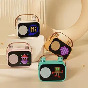 D58 Mini Bluetooth Karaoke Speaker with 2 Wireless Microphones