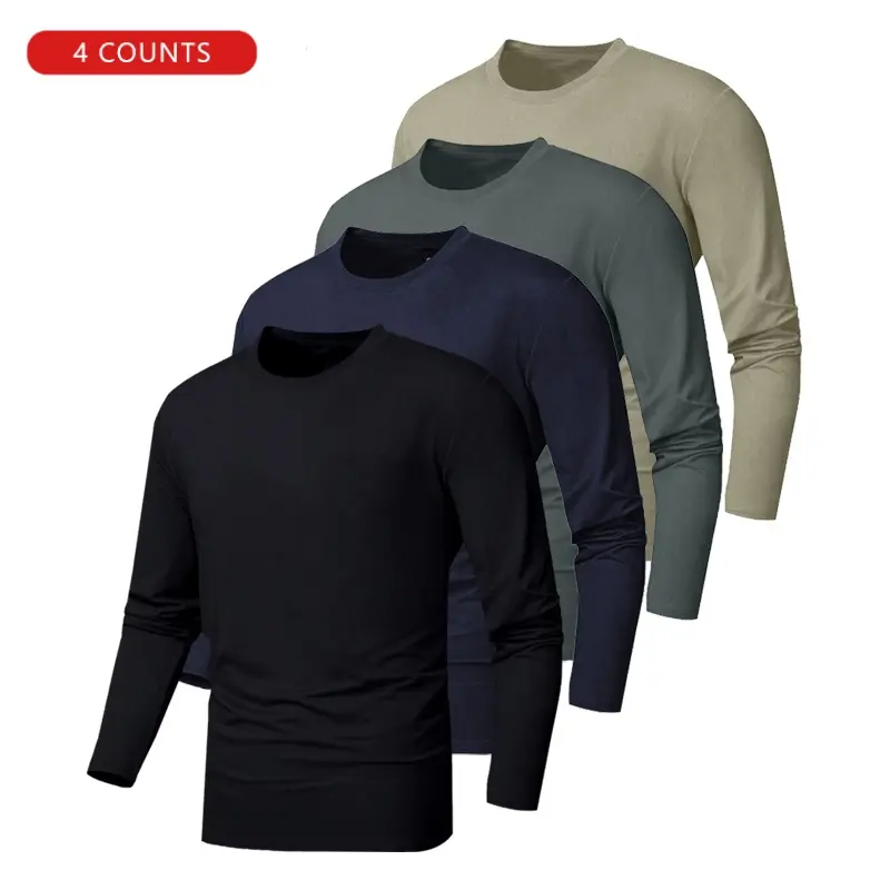 Black + Navy Blue + Dark Gray + Khaki