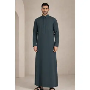 Emerald Green Qatari Thobe - Men Emerald Green Qatari Thobe - Men