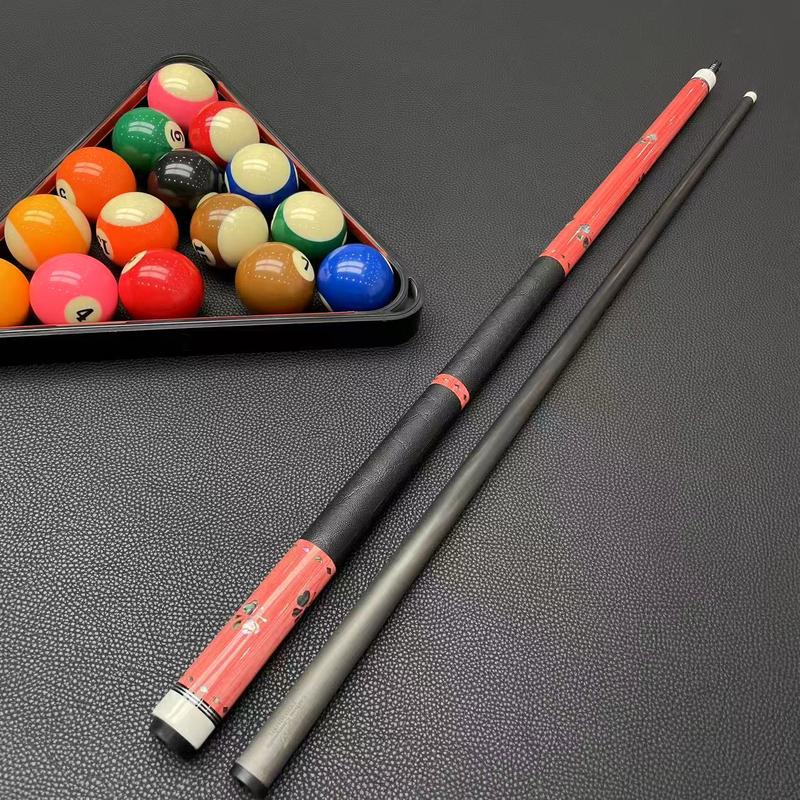 Carbon Fiber Pool Cue Stick with Abalone Shell Inlay, Pink & Black Design - 58-Inch Heavyweight 19-20oz Billiard Cue, Leather-Wrapped Grip & 11.8mm Tip for Tournaments, /Pro Use