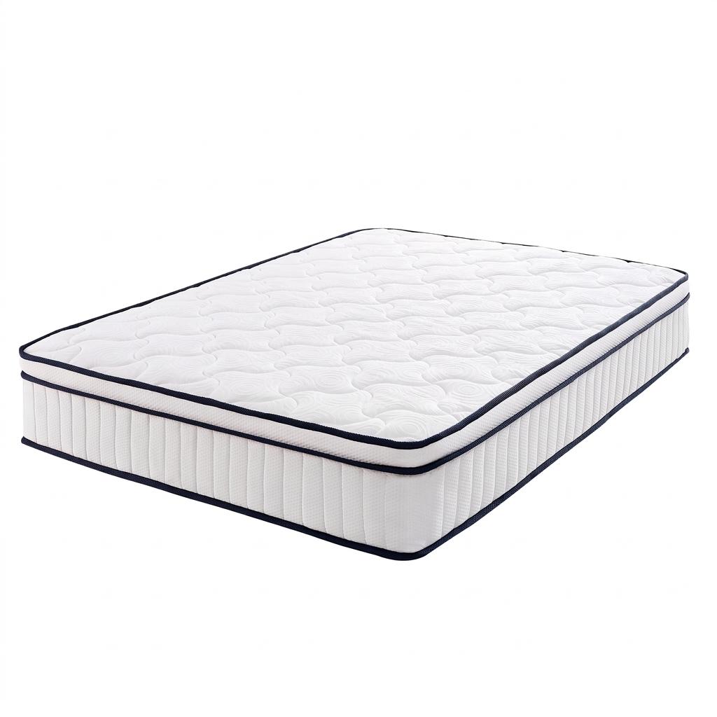 Queen Bed Frame with 10" Mattress, Storage Drawers, LED Lights & Charging Station, Modern Platform Bed – Cama Queen con colchón 10", luces LED y almacenamiento