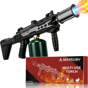Powerful Propane Torch Gun, Gifts for Dad Men, Culinary Blow Kitchen Cooking Torch for Steak Searing, Campfire Charcoal Starter for Blackstone Griddle Accessories (Tank Not included)