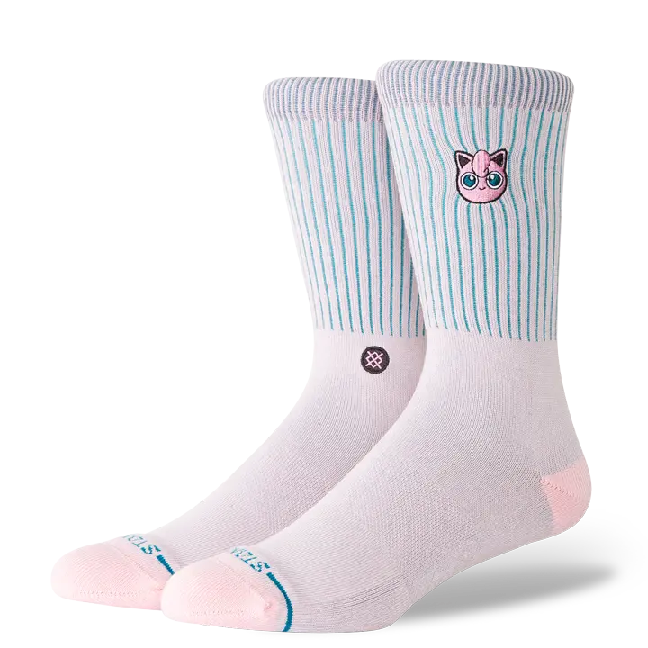 Pokemon X Stance Crew Socks - Jigglypuff
