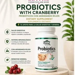 Eternal Spirit Beauty Advanced Probiotics Supplement with Cranberry 30 Capsules for Digestive Health and General Well-being
