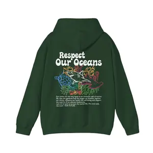 Respect Our Oceans H.o.o.d.i.e Save The Ocean Casual Cotton