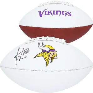 Cris Carter Minnesota Vikings Autographed Franklin White Panel Football - Fanatics Authentic Certified