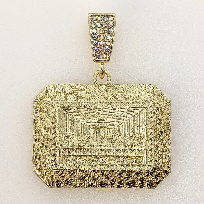 Plated Large The Last Supper Pendant
