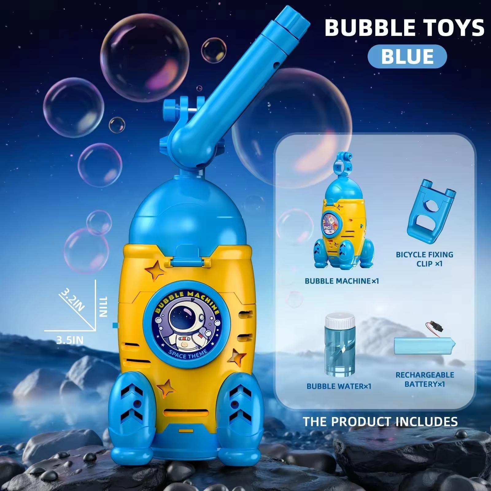 Cool Rocket Bubble Car Toy – Electric Automatic Bubble Machine with LED Lights for Kids
