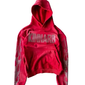 Red Rhinestone Hoodie