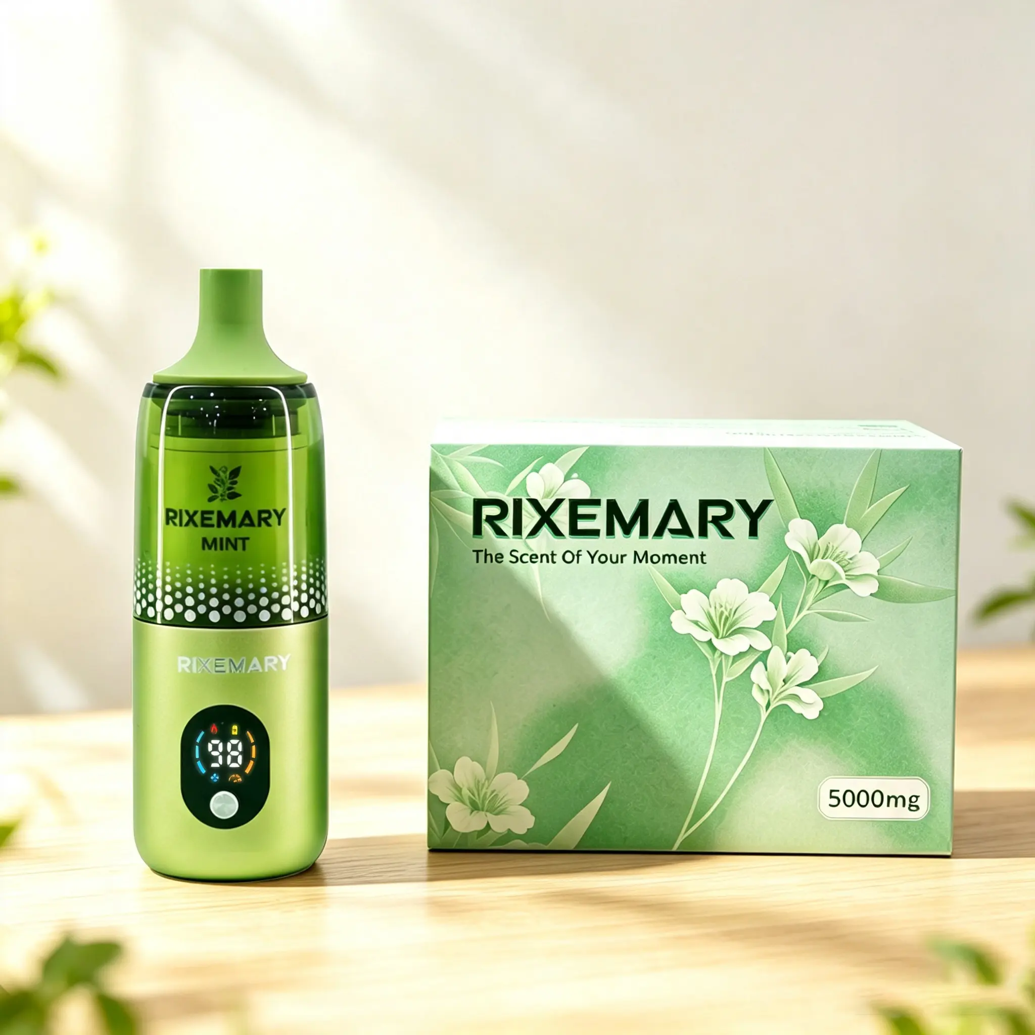 Difusor de aceite esencial sin agua RIXEMARY - Dispositivo de aromaterapia para el hogar con aceites esenciales de grado hotelero, cobertura de 100 pies cuadrados, salida de niebla ajustable, función de temporizador ideal para hoteles,espacios comerciales