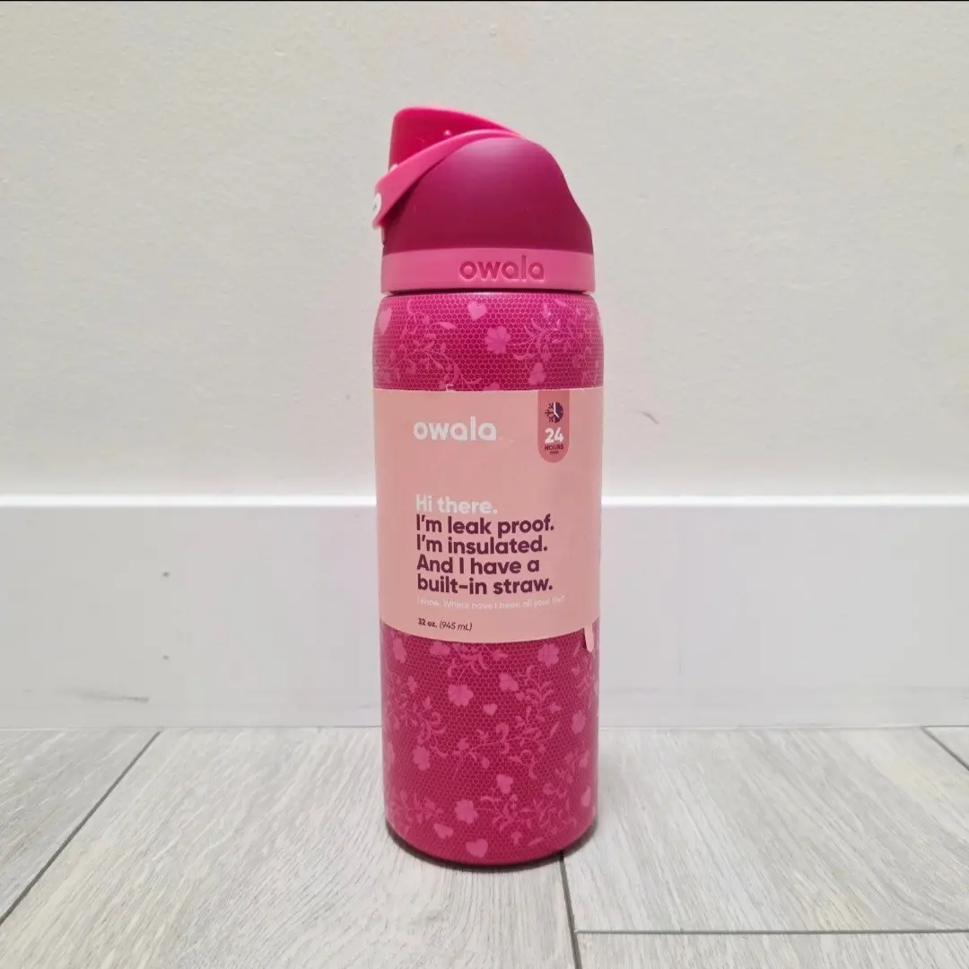 Owala FreeSip 32oz Stainless Steel Water Bottle Valentine's Day Love Letter