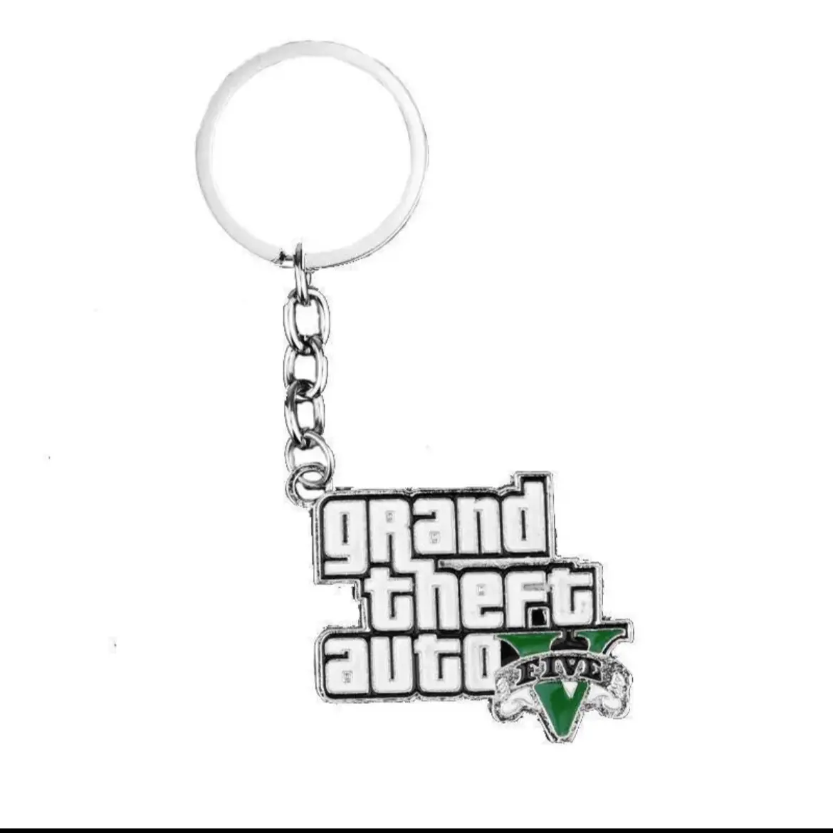 GTA V Silver Keychain - Fashion Accessories - Costume Jewelry & Accessories