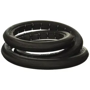 The Aftermarket Group 24 x 1 Inch Snap-On Shox Black Solid Tire for Wheelchairs - Durable and Reliable