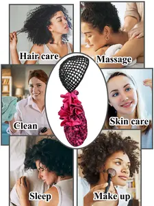 Breathable Mesh Bow Sleep Cap, Unisex Soft Silk Satin Touch, Ideal for Gift, Daily Use, Bathing, Makeup, Men & Women, Hair Care Cap, Hair Bonnet