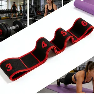 2-Pack Yoga Resistance Bands, Eco-Friendly Latex, Perfect for Pilates, Yoga, Home Workouts, Best Fitness Gift for Women, Workout Accessories