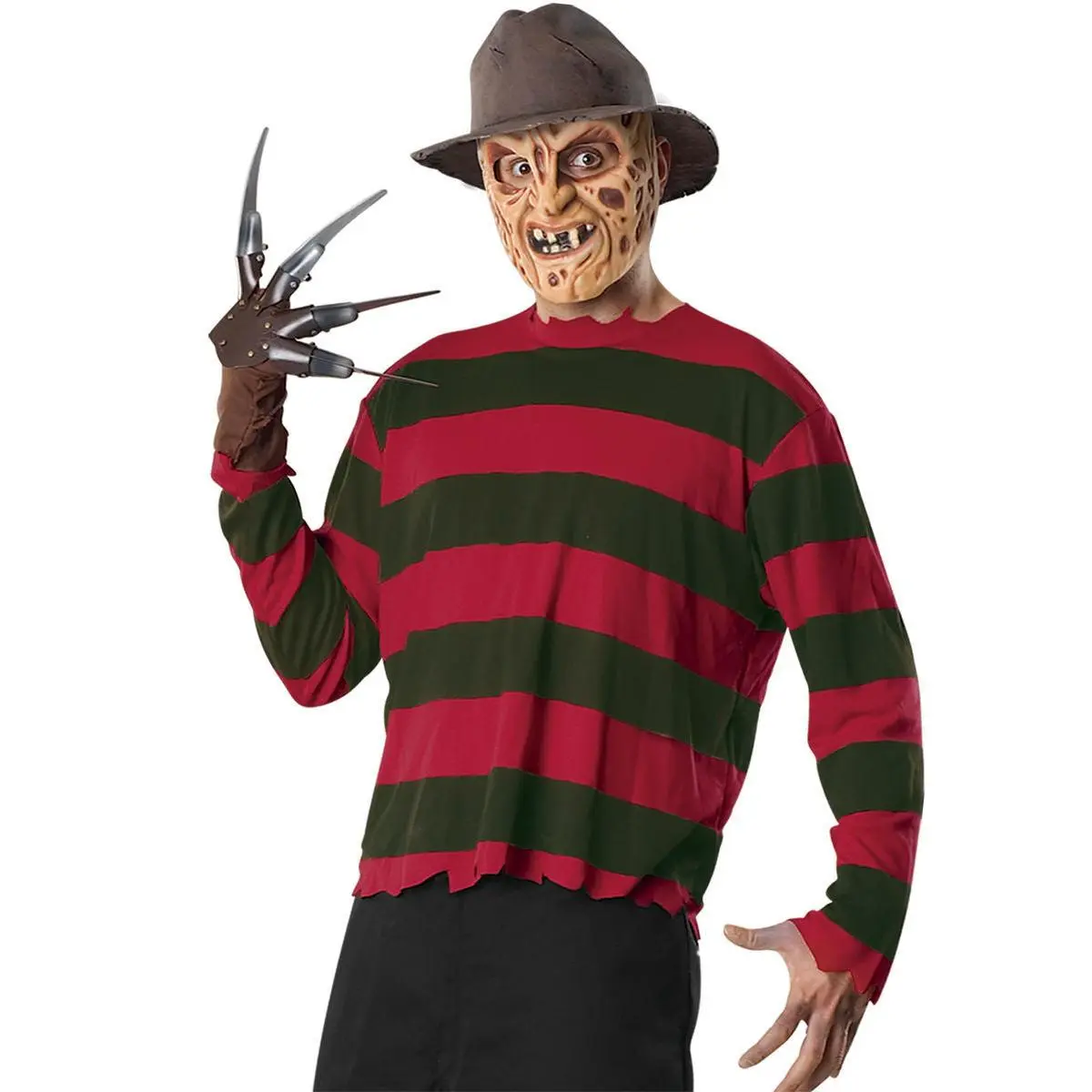 Mens Nightmare on Elm Street Freddy Krueger Costume Kit