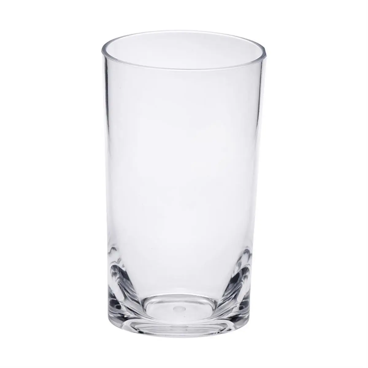 LeadingWare AS-3402C Oval Halo 15 oz HB Tumbler, Clear - Set of 4