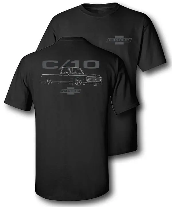 Chevy C10 Truck T-Shirt, Vintage Chevrolet Pickup Graphic Tee, Official Chevrolet C/10 Classic Shirt for Auto Enthusiasts & Collectors, Retro Style Garage Wear, Gift for Truck Lovers