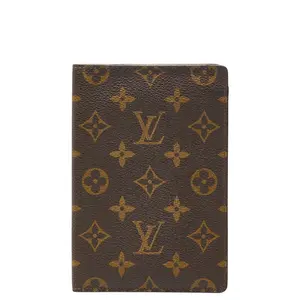 Pre-owned Louis Vuitton Canvas Small Leather Goods Monogram Passport Case