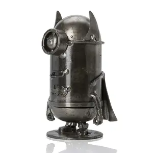 Minion Batman Inspired Recycled Metal Sculpture